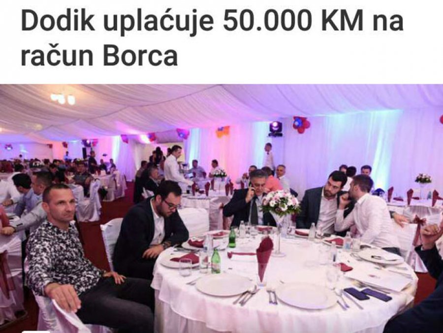 Dodik uplaćuje 50.000 KM na račun Borca