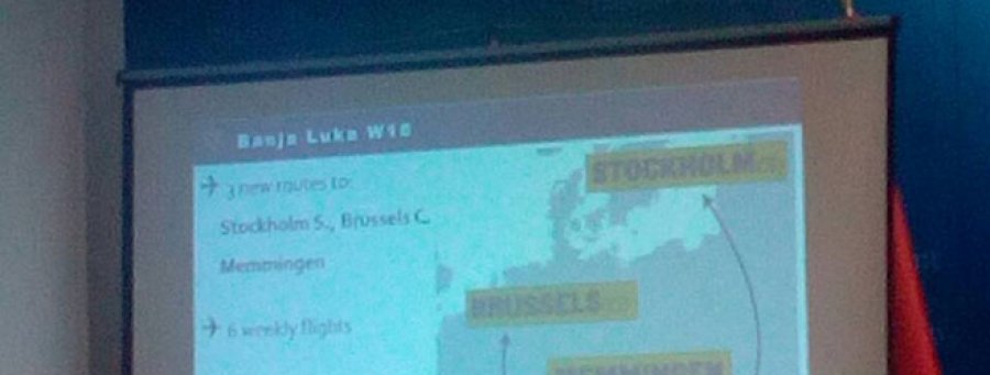 Nova avionska linija Banjaluka - Stokholm, najavljeni letovi za Brisel i Memingen