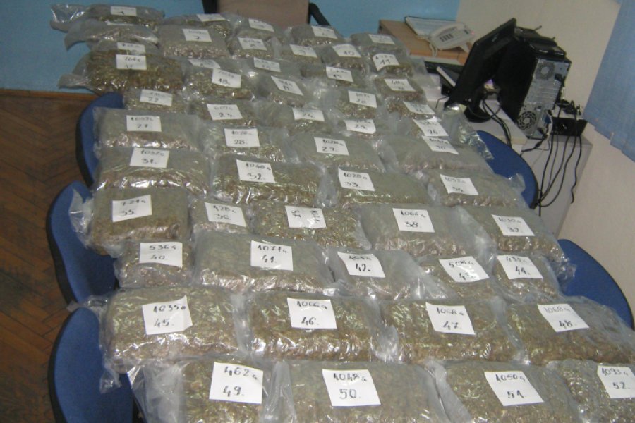 Hrvatski policajac uhvaćen s 50 kilograma marihuane