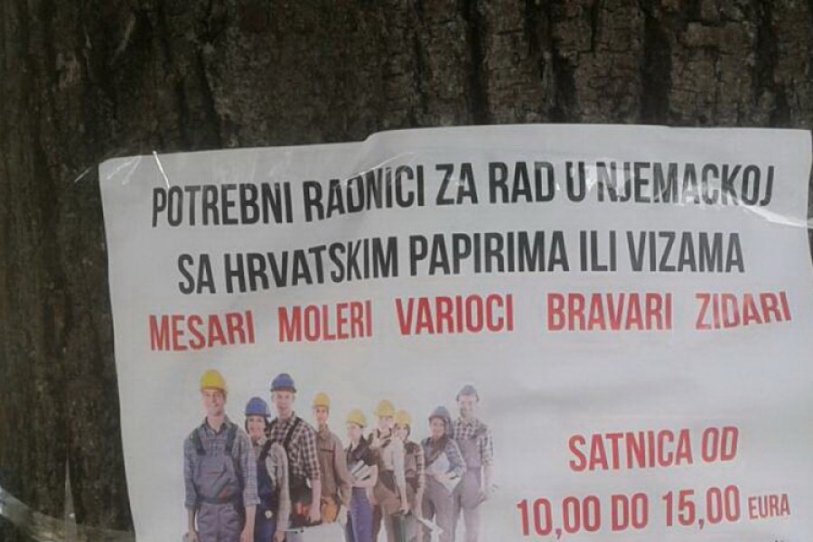 Plakatima u Prijedoru mame zanatlije u EU