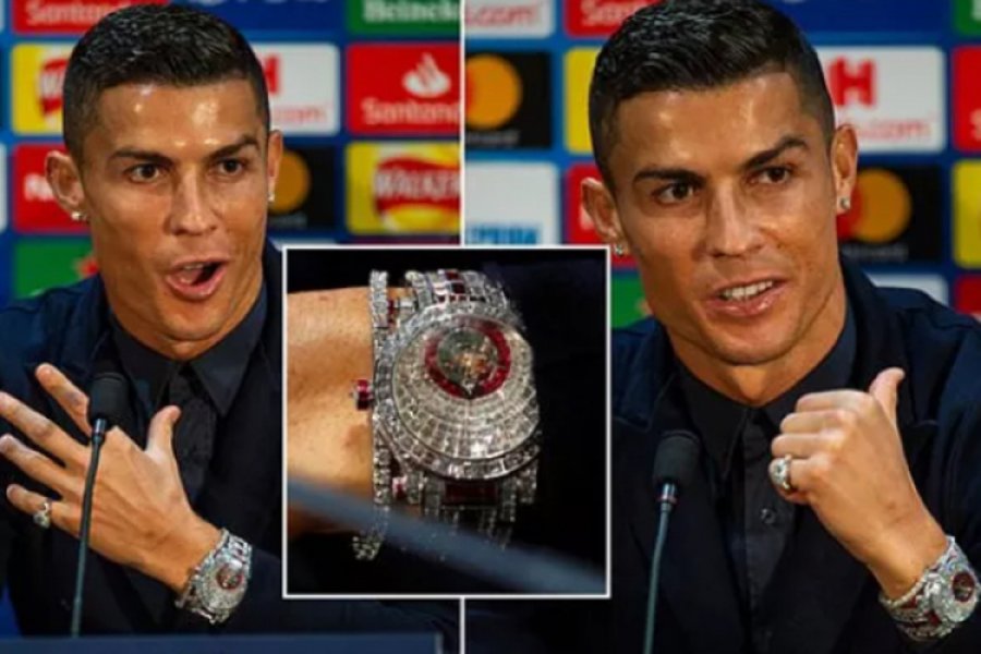 Ronaldo na konferenciji za novinare sa satom od 1,6 miliona evra​​