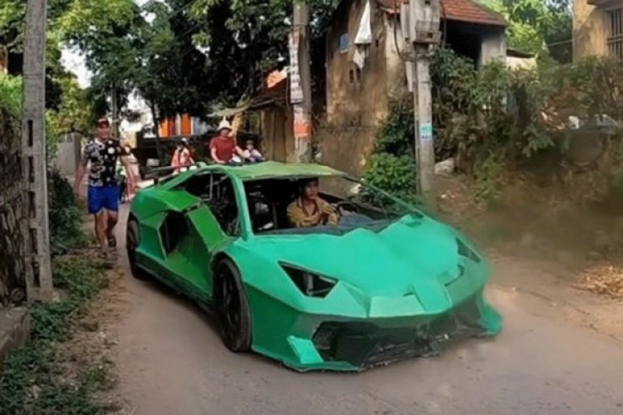Lamborghini od kartona, ostvarenje dječačkih snova
