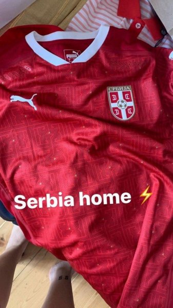 Novi izgled novog dresa reprezentacije Srbije