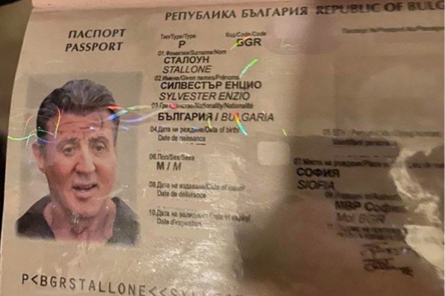 Falsifikatori u pasošu koristili sliku Silvestera Stalonea