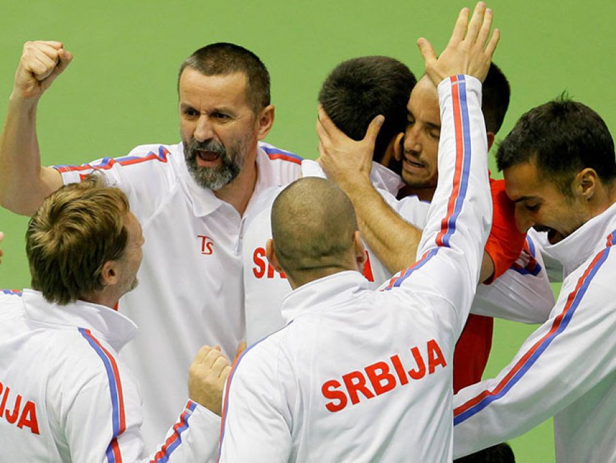 Srbija u polufinalu Dejvis kupa