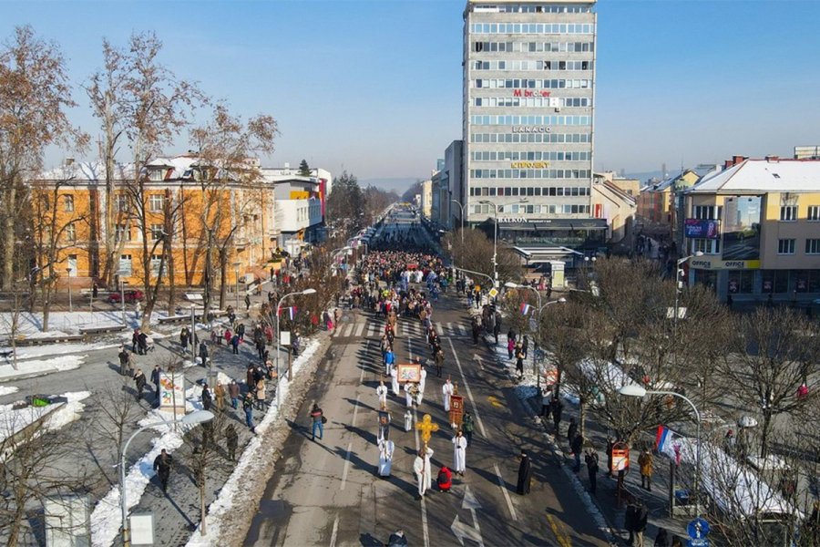 Obustava saobraćaja u Banjaluci zbog održavanja Bogojavljenske litije