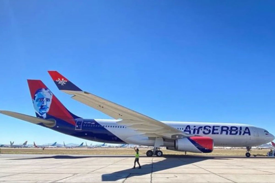 Novi avion Air Serbije: Nikoli Tesli se pridružuje Mihajlo Pupin