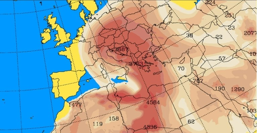 Stižu ogromne količine saharskog pijeska