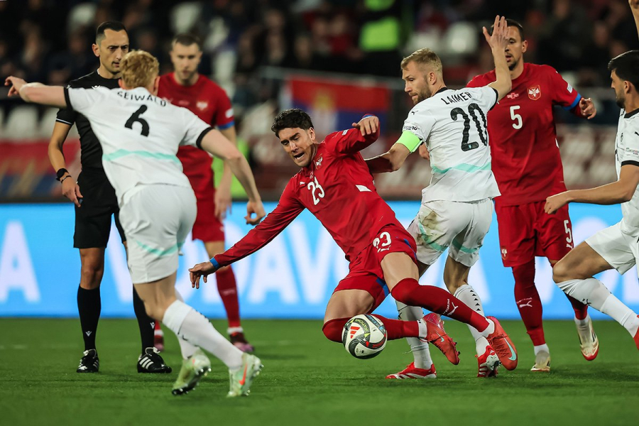 Srbija srušila Austriju (2:0) i ostala u elitom rangu Lige nacija