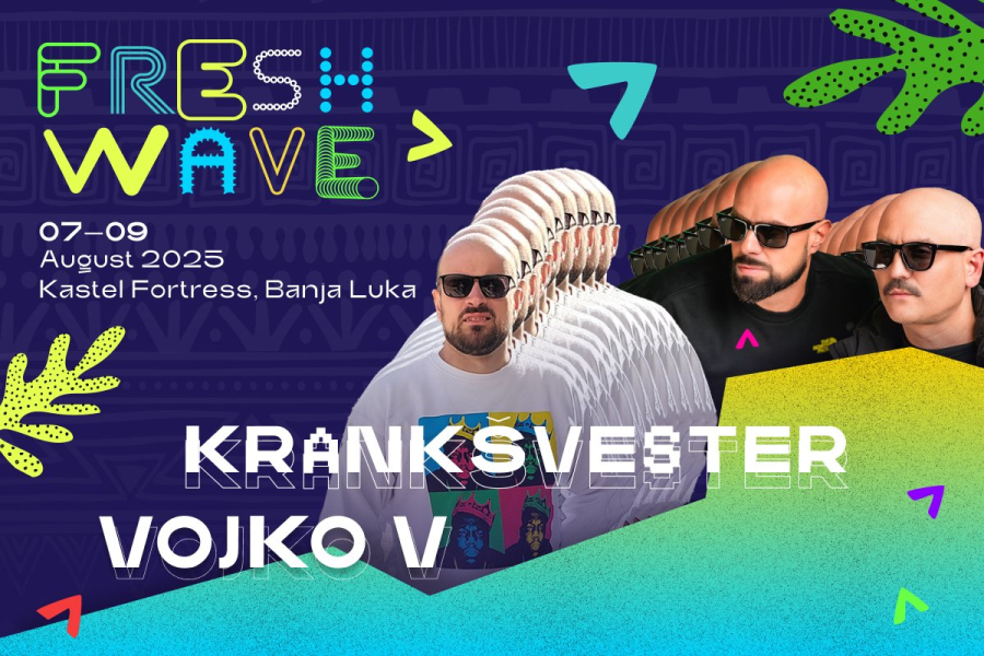 Vojko V i "Krankšvester" novi headlineri "Freshwavea 2025"
