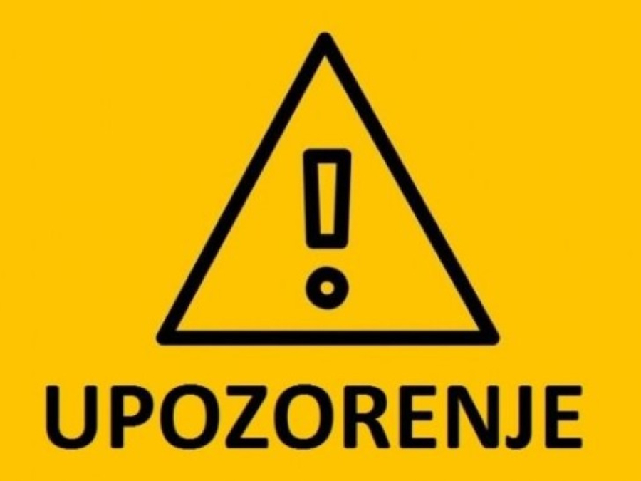 Izdato upozorenje za cijelu BiH, zbog očekivanog vjetra