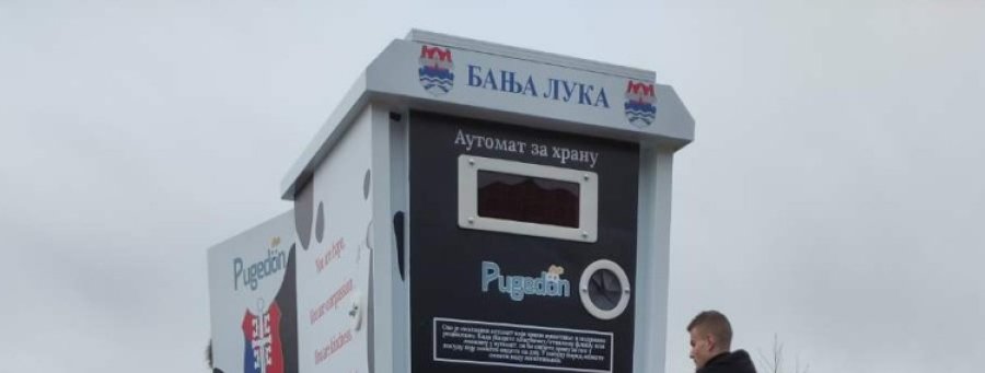 Banjaluka dobila prvi reciklažni aparat koji isporučuje hranu za pse