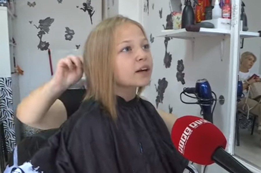 Lena Kovačević donirala kosu za osmijeh svojih vršnjaka