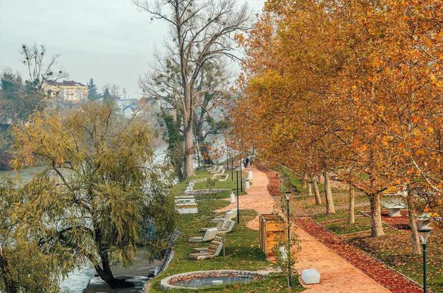 Čarobno jesenje ruho poznate banjalučke plaže