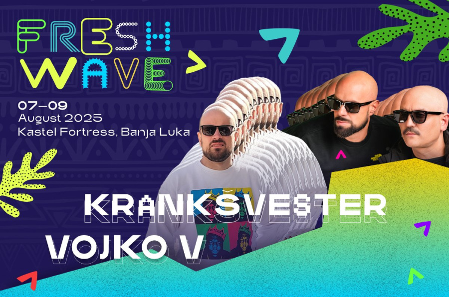 Vojko V i "Krankšvester" novi headlineri "Freshwavea 2025"