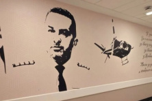 U Trebinju oslikan mural sa likom Bobana Kusturića