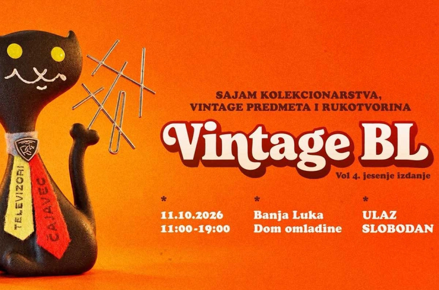 Dom omladine: Četvrti sajam starina "Vintage BL" 11. oktobra